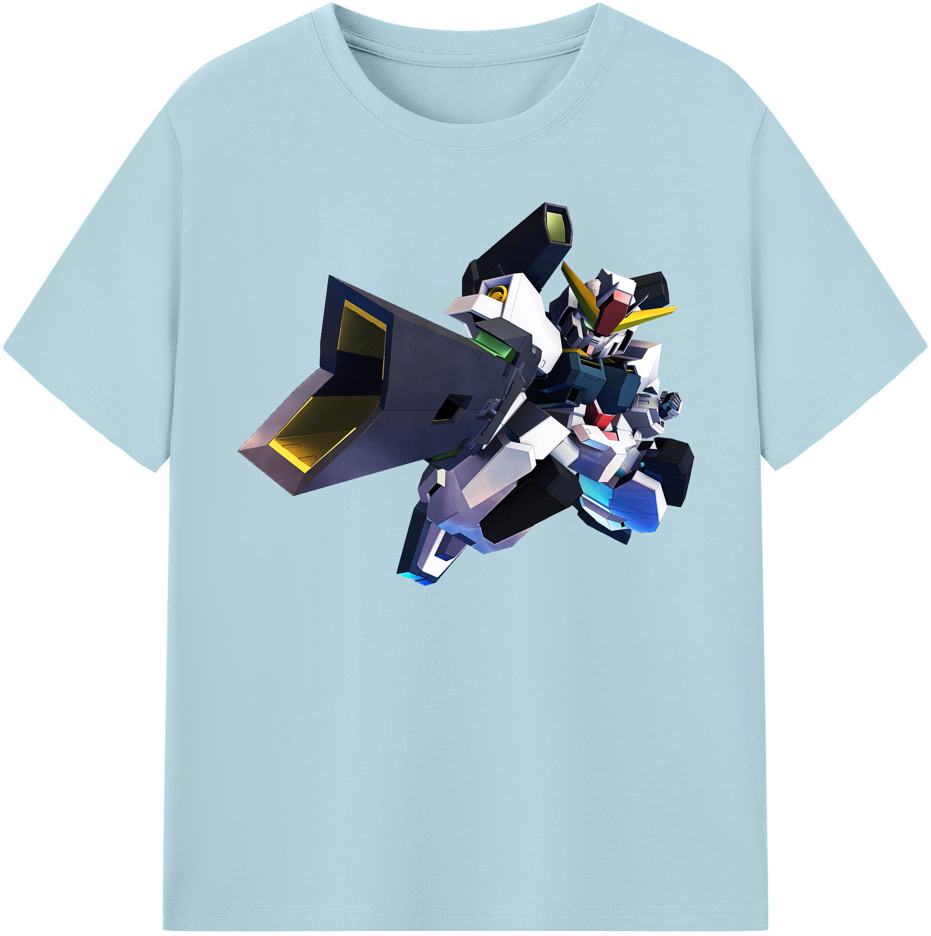 （画像用） 機動戦士ガンダム Mobile Suit Gundam 綿100％半袖Tシャツ（フロントプリント）